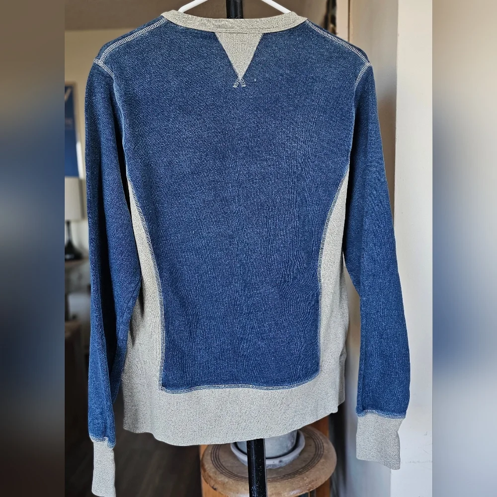 Adriano Goldschmied Indigo Crewneck Pullover - Picture 2 of 6